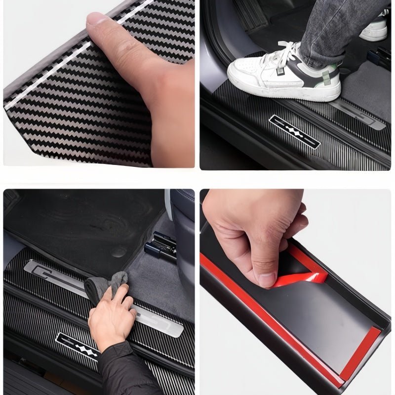 Carbon Fiber Door Sill Guards for BYD Leopard 5 & Denza B5 - Nice BYD