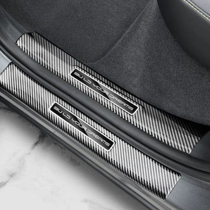 Carbon Fiber Door Sill Protector Trim for BYD Sealion 5 DM - i - Nice BYD