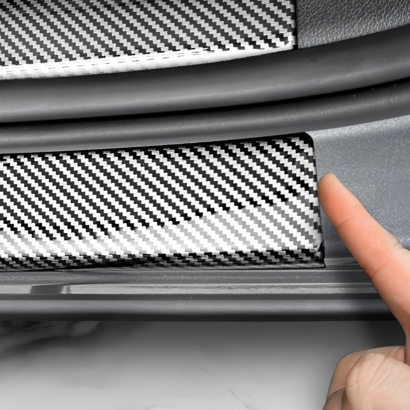 Carbon Fiber Door Sill Protector Trim for BYD Sealion 5 DM - i - Nice BYD