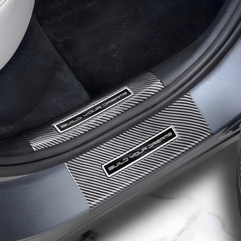 Carbon Fiber Door Sill Protectors for BYD ATTO 2 - Nice BYD