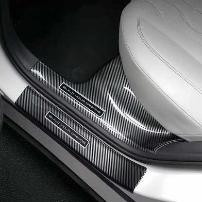 Carbon Fiber Door Sill Protectors for BYD Seal 6 DM - i/Touring - Nice BYD