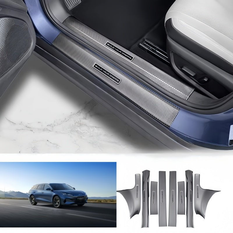 Carbon Fiber Door Sill Protectors for BYD Seal 6 DM - i/Touring - Nice BYD