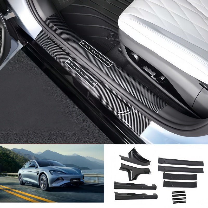 Carbon Fiber Door Sill Protectors for BYD Seal - Nice BYD