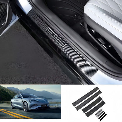 Carbon Fiber Door Sill Protectors for BYD Seal - Nice BYD