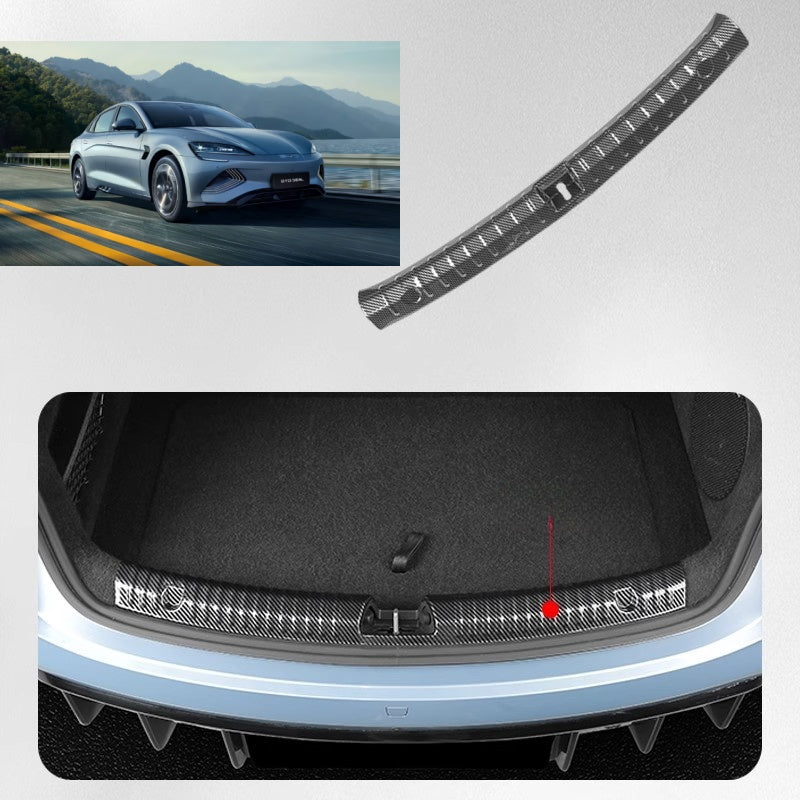 Carbon Fiber Rear Trunk Threshold Strip for BYD Seal - Nice BYD