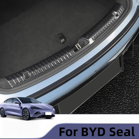 Carbon Fiber Rear Trunk Threshold Strip for BYD Seal - Nice BYD
