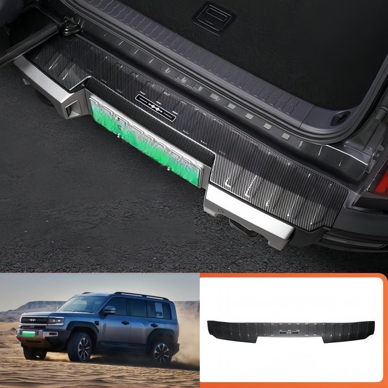 Carbon Fiber Trunk Sill Guard for BYD Leopard 5 & Denza B5 - Nice BYD