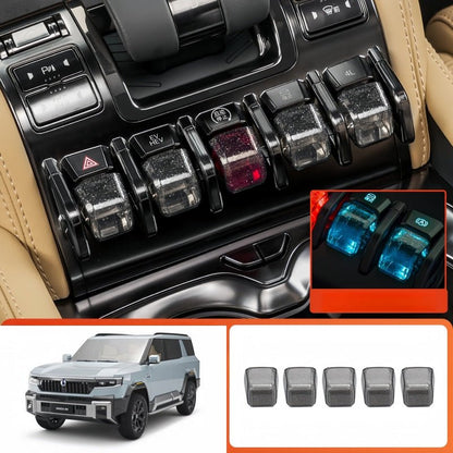 Console Button TPU Protective Sleeve for BYD Leopard 8 & Denza B8 - Nice BYD