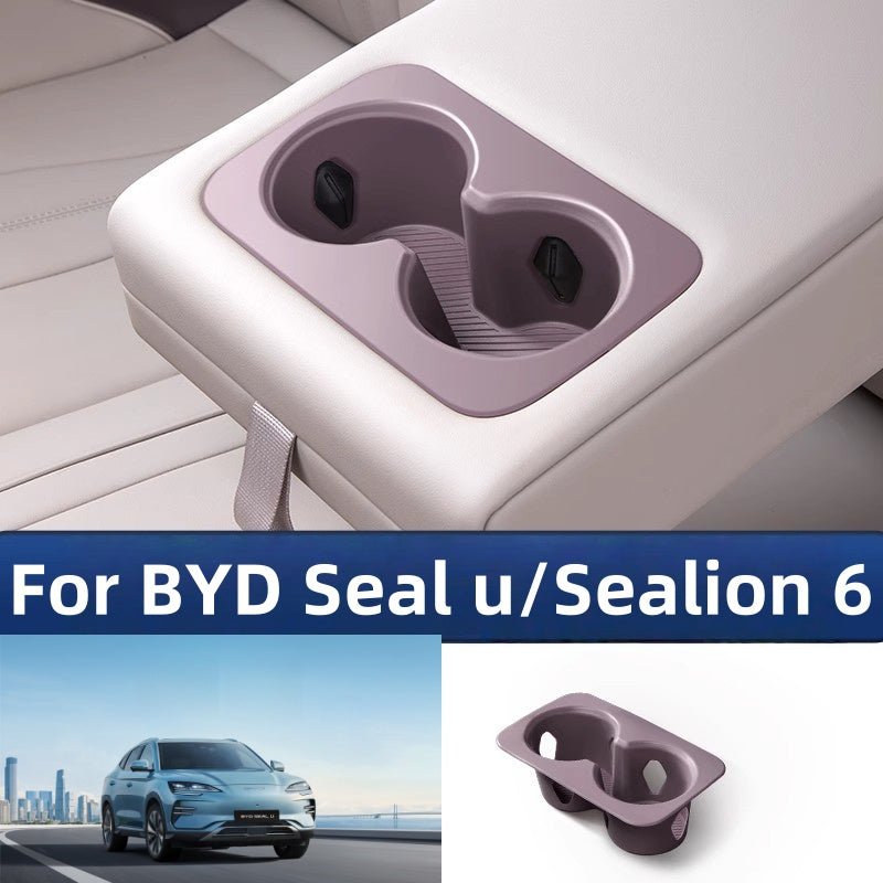 Cup Holder Protector for BYD Seal U/Sealion 6 Rear Armrest Box - Nice BYD
