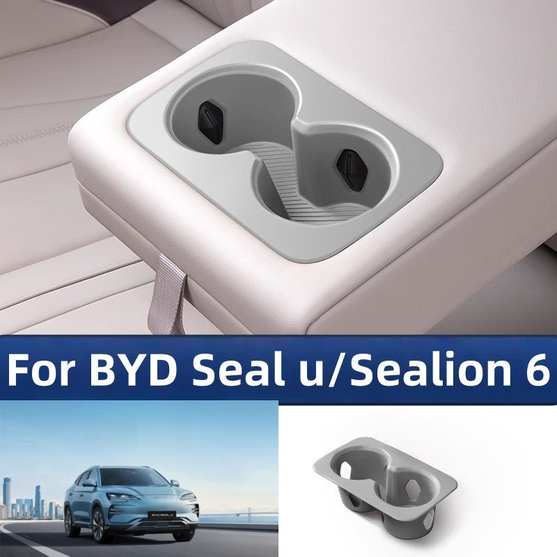 Cup Holder Protector for BYD Seal U/Sealion 6 Rear Armrest Box - Nice BYD