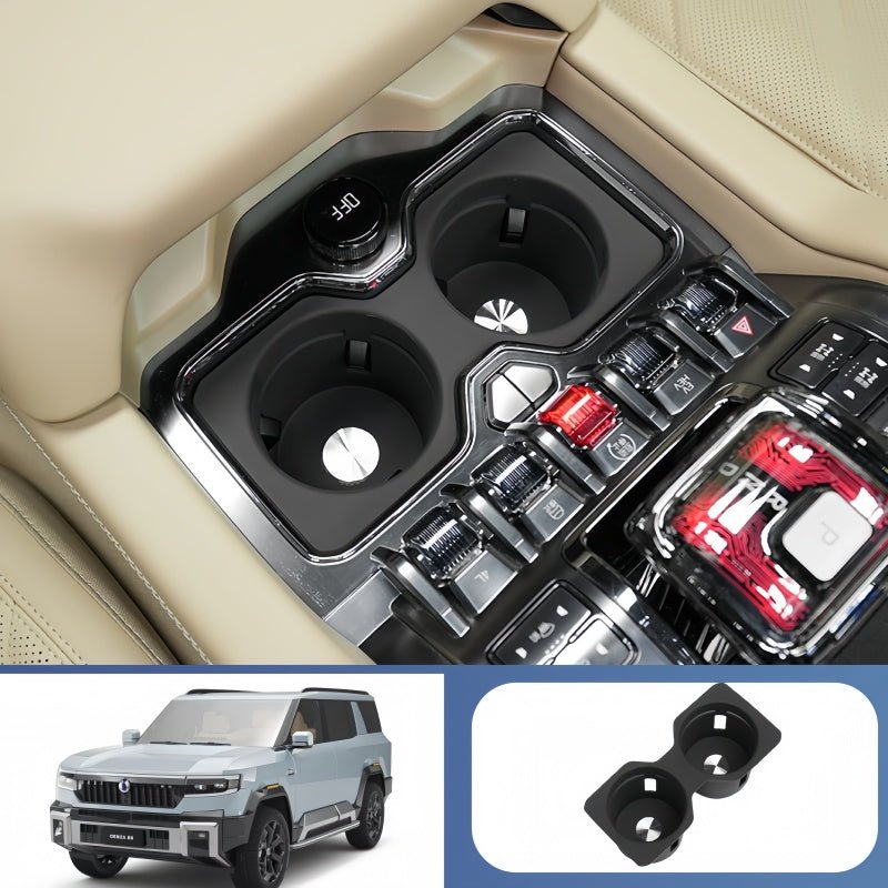 Cup Holder Silicone Inner Mat for Leopard 8 & Denza B8 - Nice BYD