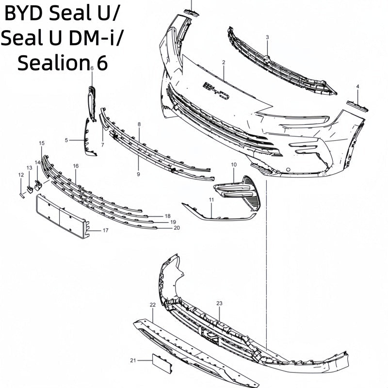 Custom OEM Replacement Parts For All BYD Models - Nice BYD