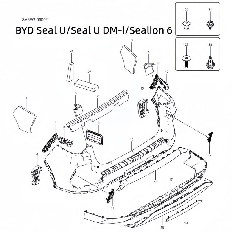Custom OEM Replacement Parts For All BYD Models - Nice BYD