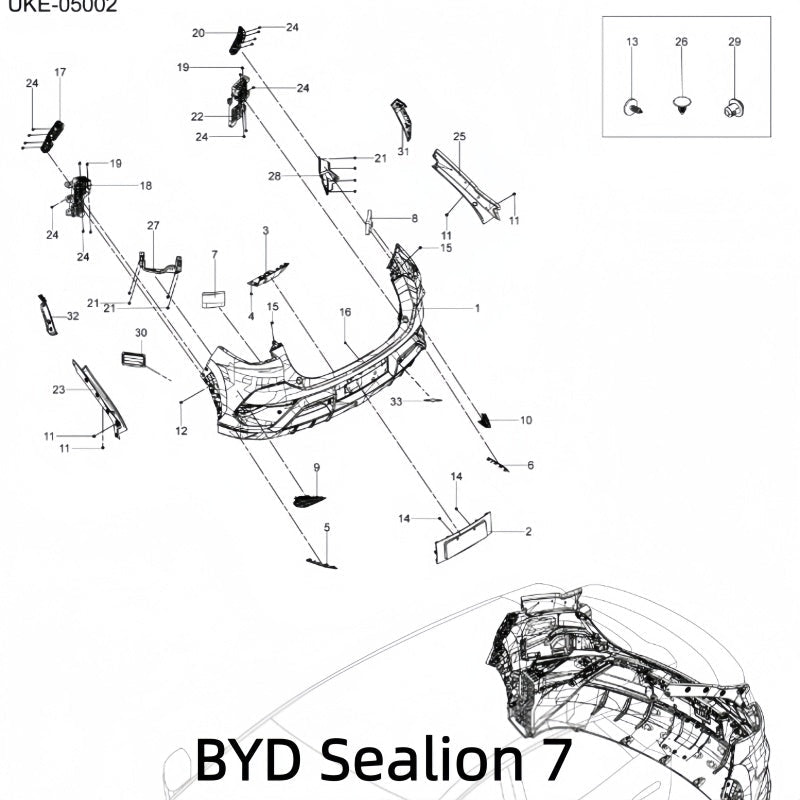 Custom OEM Replacement Parts For All BYD Models - Nice BYD