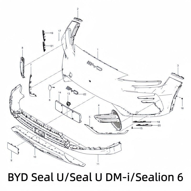Custom OEM Replacement Parts For All BYD Models - Nice BYD