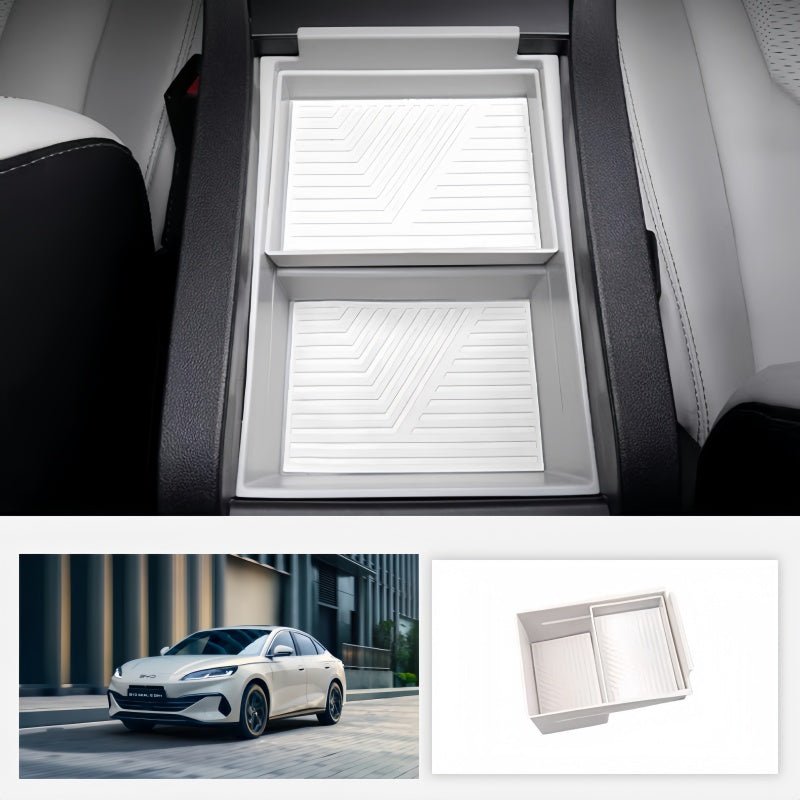 Double - Layer Sliding Armrest Storage Organizer for BYD Seal 6 DM - i - Nice BYD