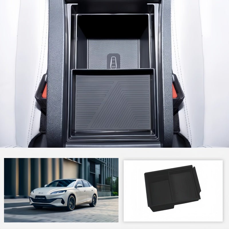 Double - Layer Sliding Armrest Storage Organizer for BYD Seal 6 DM - i - Nice BYD