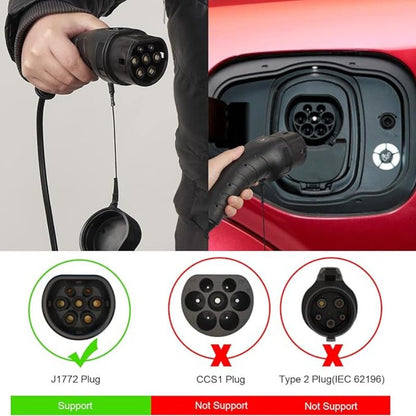 Electric Car Side Discharge Plug Only Suitable for BYD Car EV Type2 13A Charger Cable with EU Socket Outdoor Power Station 3 Ports (Need car supports V2L) - Nice BYD