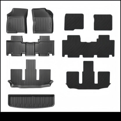 For BYD M6 TPE Floor & Trunk Mats - Nice BYD