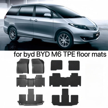 For BYD M6 TPE Floor & Trunk Mats - Nice BYD