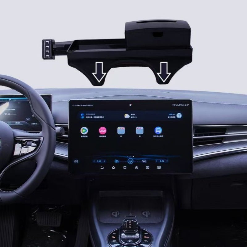 For BYD Seal Screen Rear Tissue Box Mobile Phone Holder