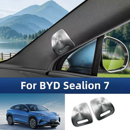 For BYD Sealion 7 A - Pillar Sound Cover (2 Pcs） - Nice BYD