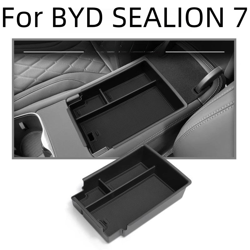 For BYD SEALION 7 Car Central Armrest Storage Box - Nice BYD