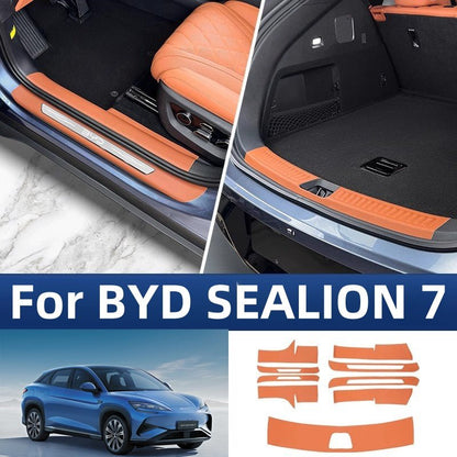 For BYD SEALION 7 Car Threshold Leather Protection Strip - Nice BYD