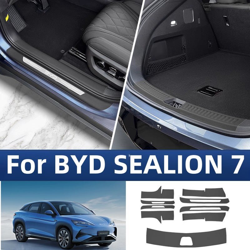 For BYD SEALION 7 Car Threshold Leather Protection Strip - Nice BYD