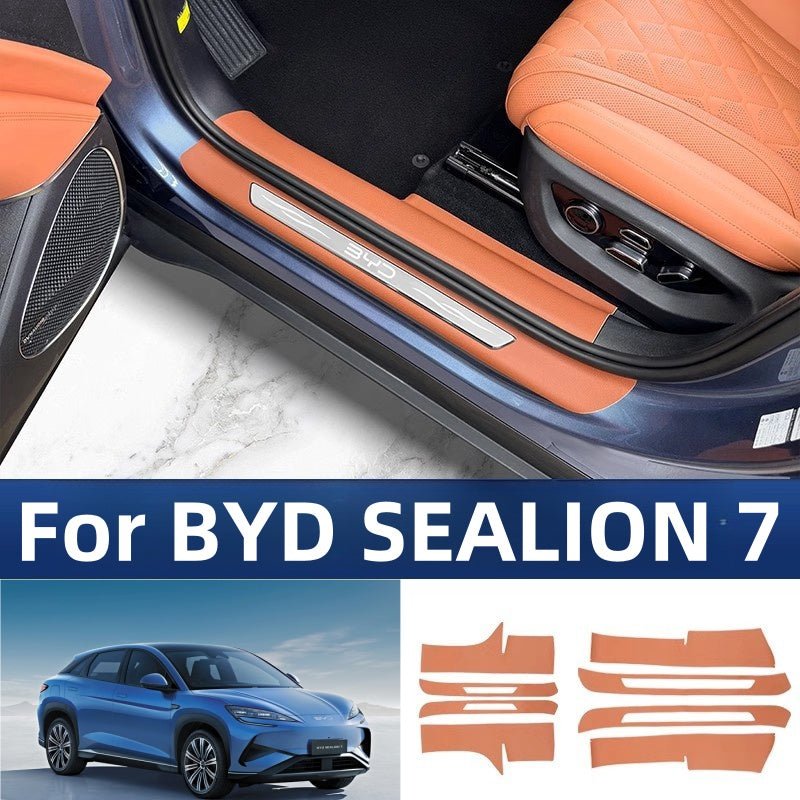 For BYD SEALION 7 Car Threshold Leather Protection Strip - Nice BYD