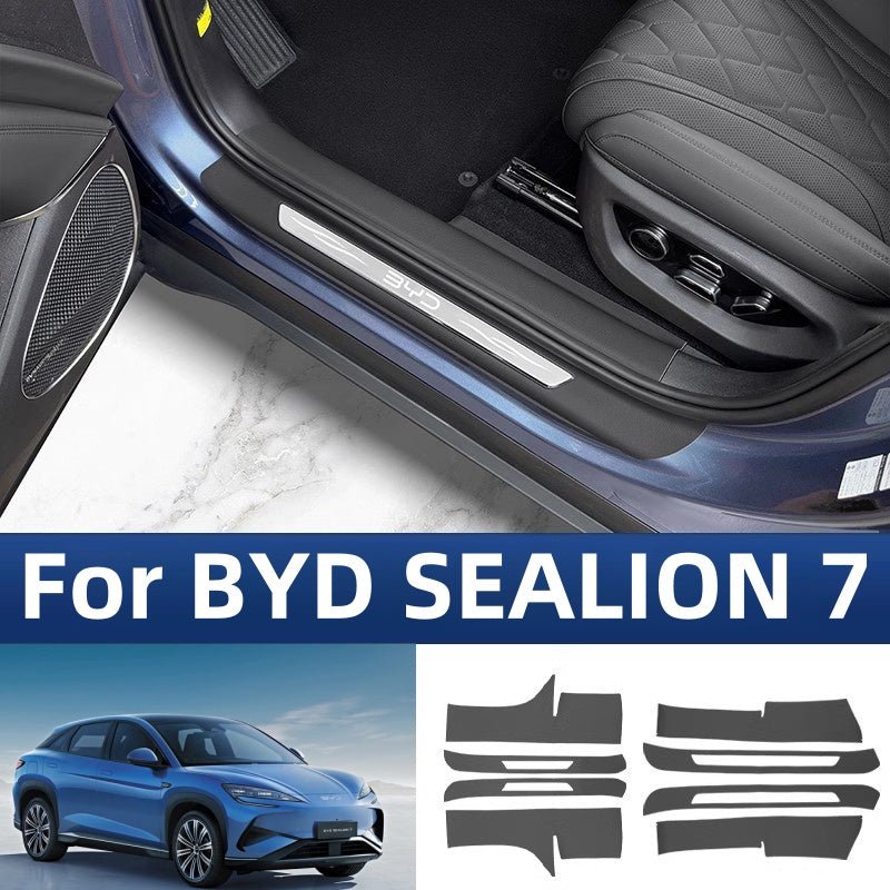 For BYD SEALION 7 Car Threshold Leather Protection Strip - Nice BYD