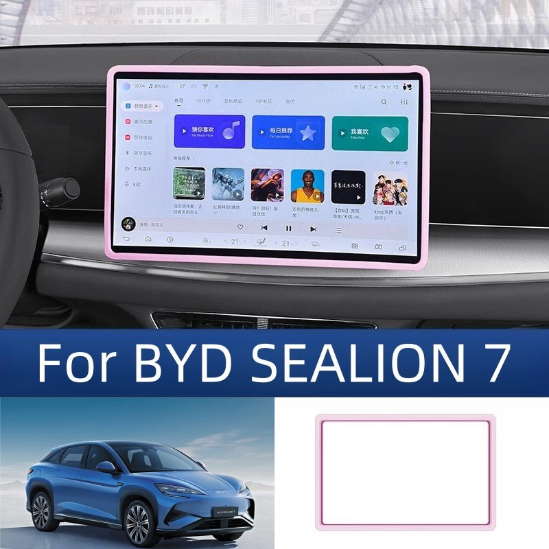 For BYD SEALION 7 Silicone Navigation Screen Frame Protector - Nice BYD