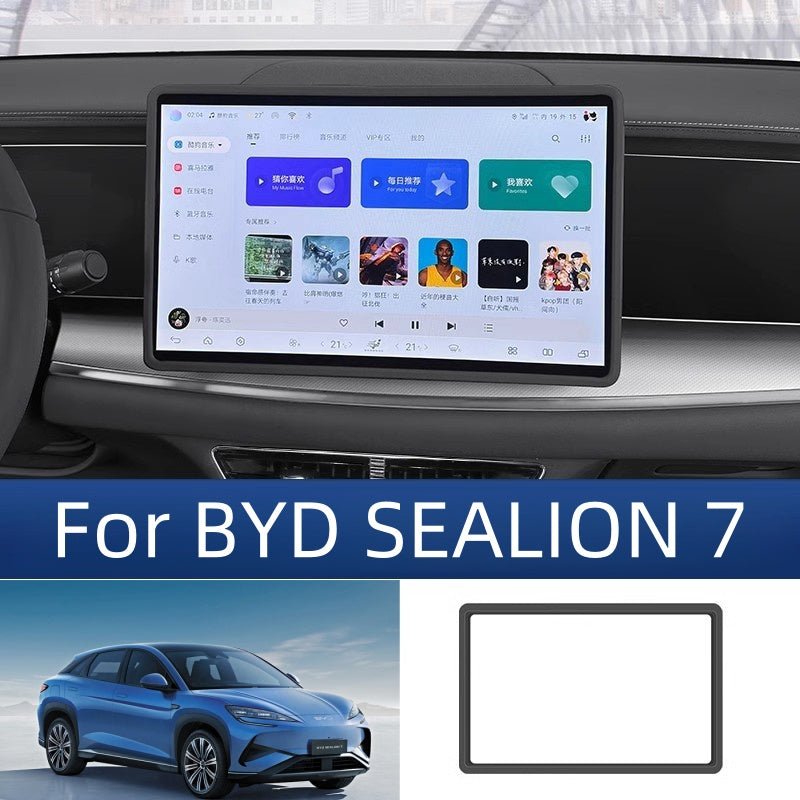 For BYD SEALION 7 Silicone Navigation Screen Frame Protector - Nice BYD