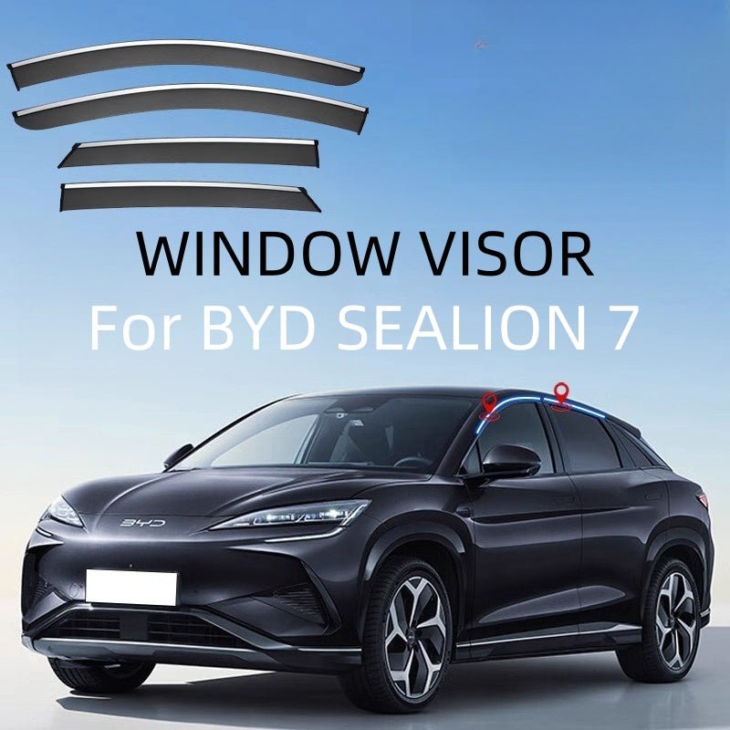 For BYD SEALION 7 Window Visor Deflector (Four Pieces) - Nice BYD