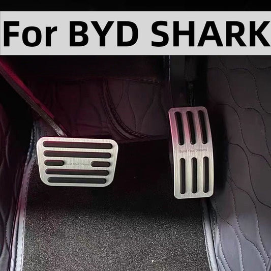 For BYD Shark/ Shark 6 Brushed Aluminum Performance Pedals - Nice BYD