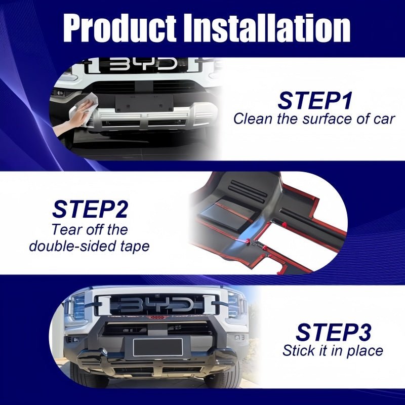 Front Bumper Lower Guard Protector for BYD Shark 6 - Nice BYD