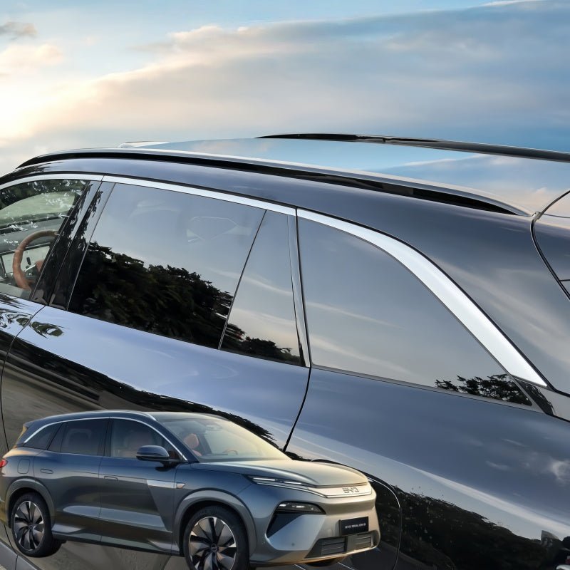 Gloss Black Roof Rail Cover for BYD Sealion 8 / Atto 8 - Nice BYD