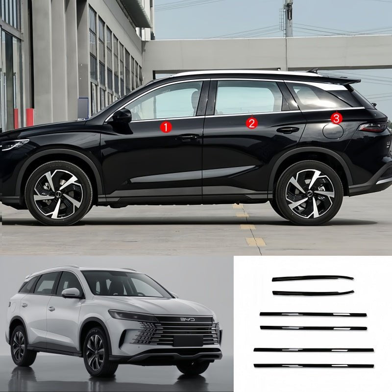 Gloss Black Window Frame Trim for BYD Sealion 5 DM - i - Nice BYD