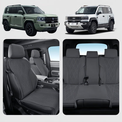 Half Coverage Suede Seat Covers for BYD Leopard 5 & Denza B5 - Nice BYD