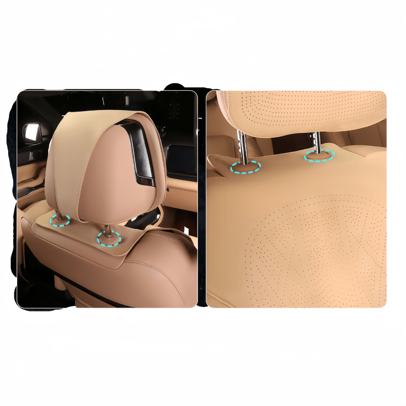 Half Coverage Suede Seat Covers for Denza B8 & BYD Leopard 8 - Nice BYD