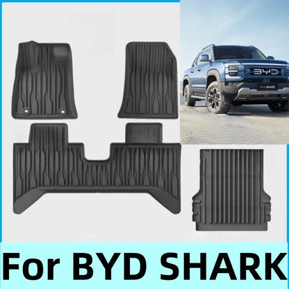 High - Performance TPE Floor MATS & Trunk /Bed Mat For BYD Shark 6 - Nice BYD