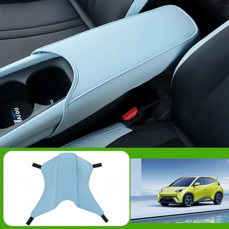 Leather Center Console Armrest Cover for BYD ATTO 1 - Nice BYD