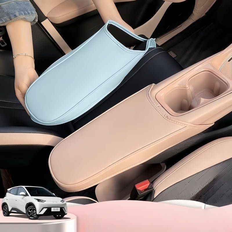 Leather Center Console Armrest Cover for BYD ATTO 1 - Nice BYD