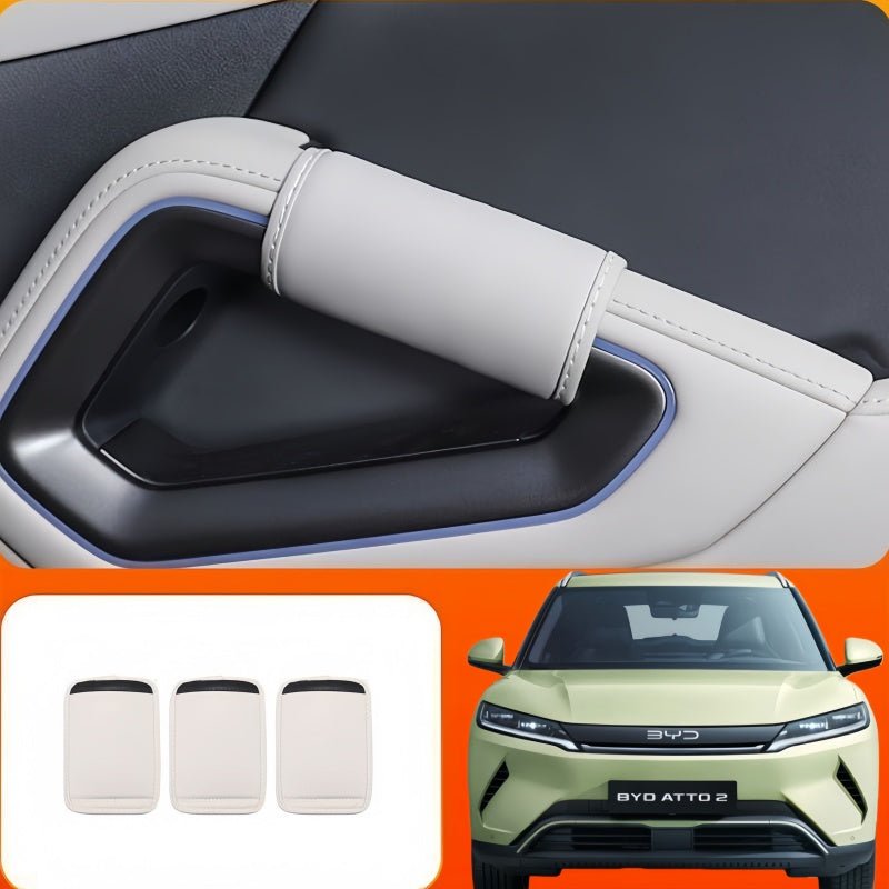 Leather Door Handle Cover for BYD ATTO 2 - Nice BYD