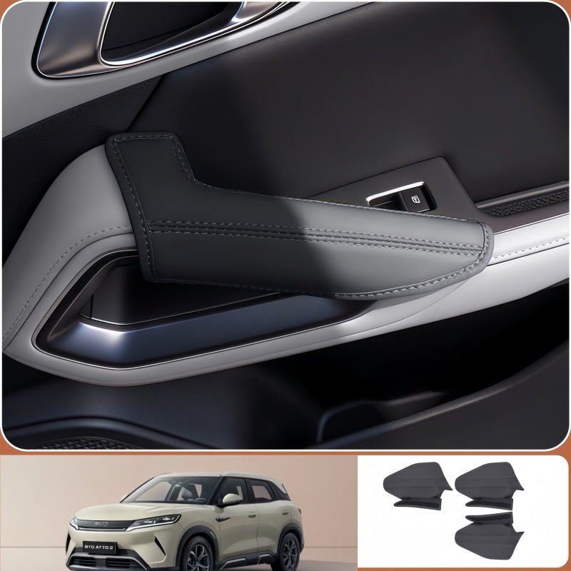Leather Door Handle Cover for BYD ATTO 2 - Nice BYD