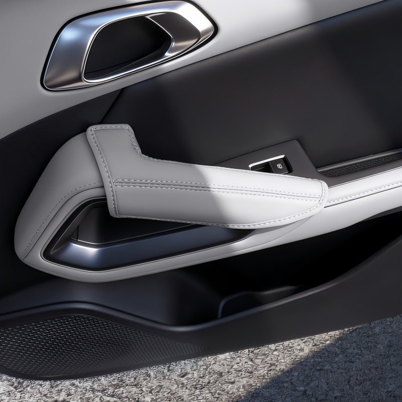 Leather Door Handle Cover for BYD ATTO 2 - Nice BYD