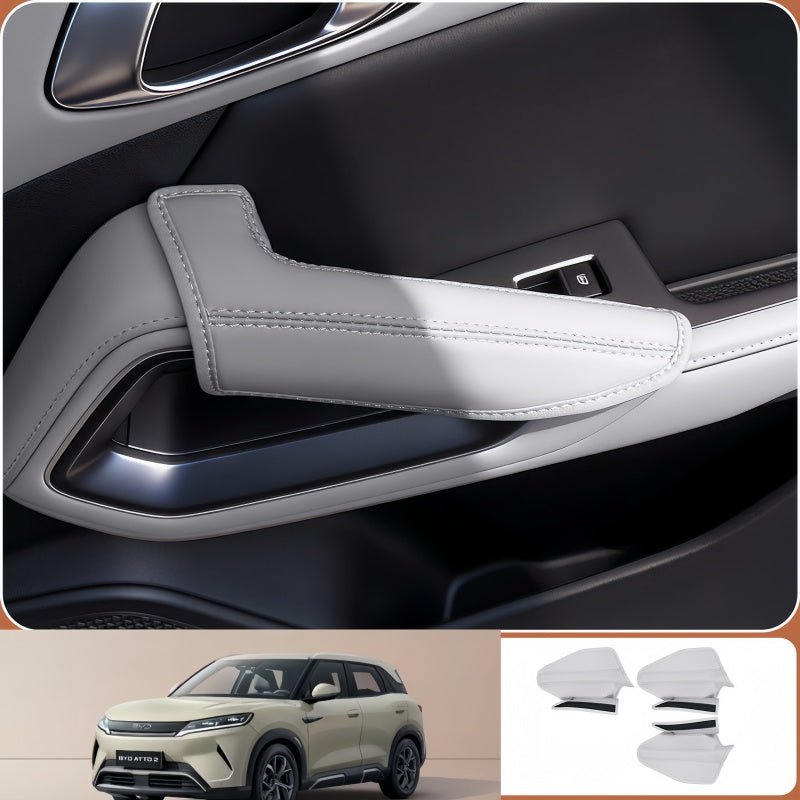 Leather Door Handle Cover for BYD ATTO 2 - Nice BYD