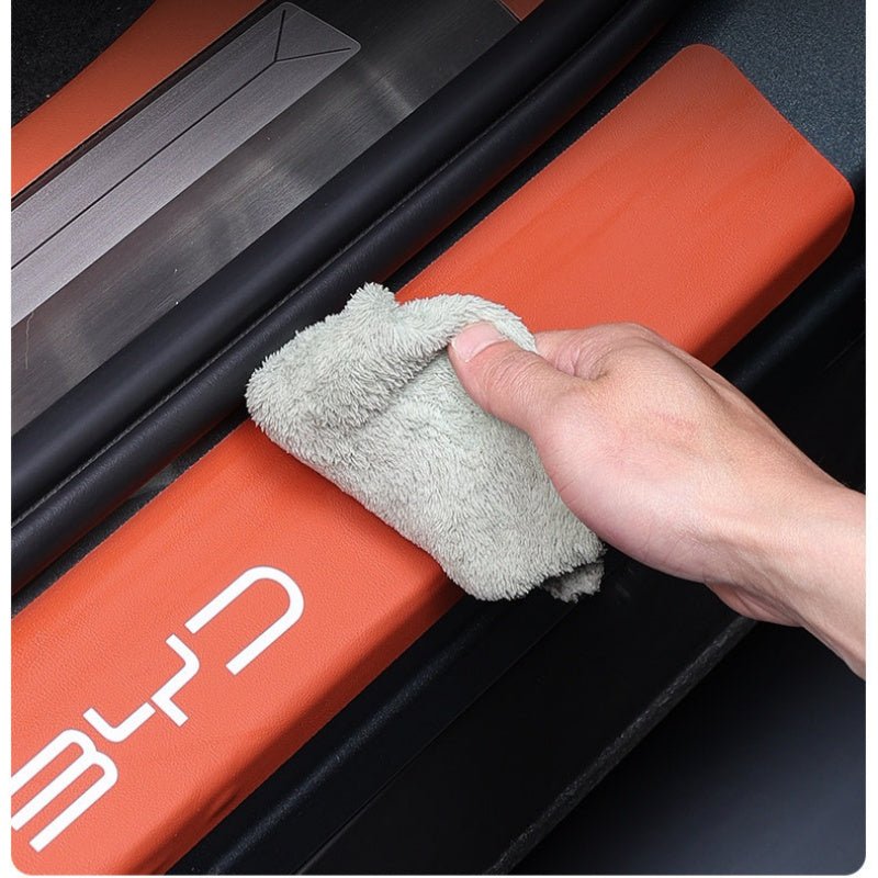 Leather Door Sill Protector for BYD Sealion 8 / ATTO 8 - Nice BYD