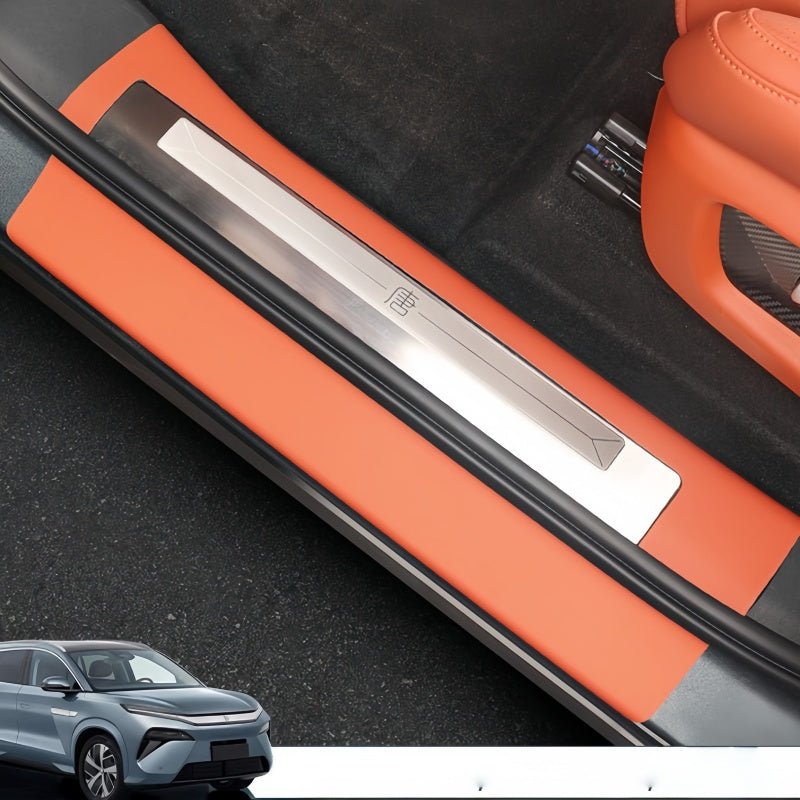 Leather Door Sill Protector for BYD Sealion 8 / ATTO 8 - Nice BYD