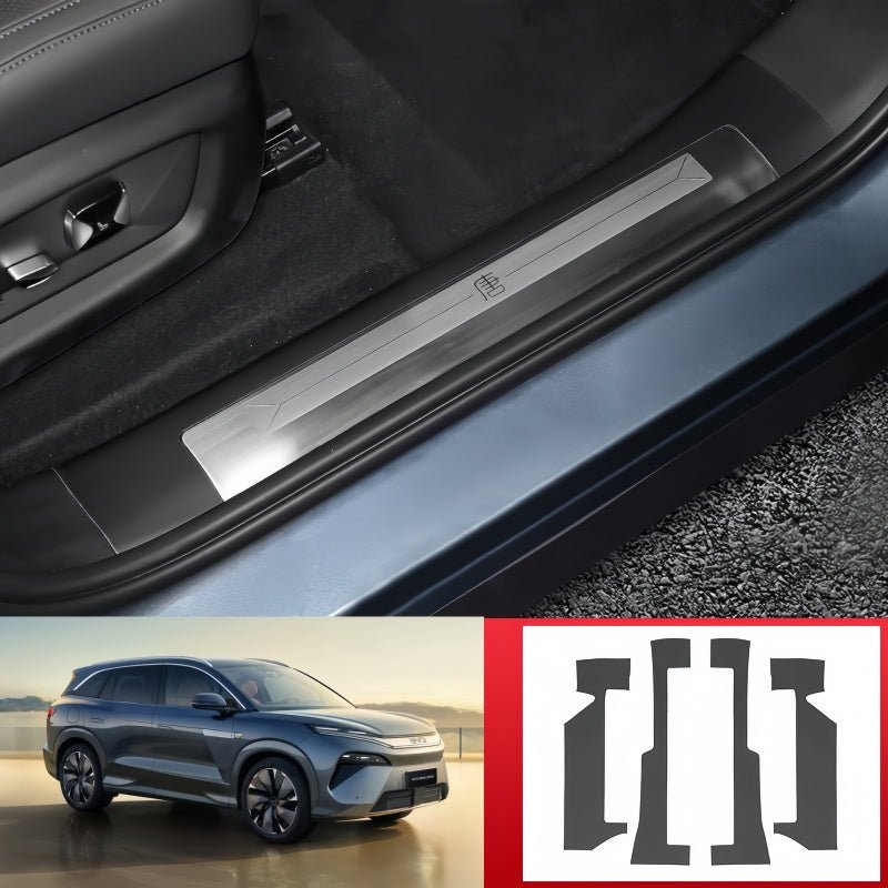 Leather Door Sill Protector for BYD Sealion 8 / ATTO 8 - Nice BYD